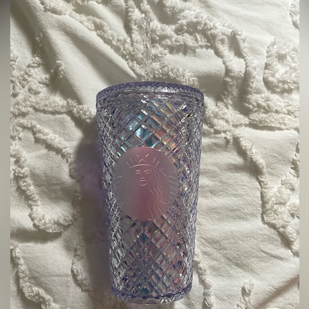 Holographic starbucks tumbler